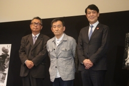 『かぐや姫』凱旋上映決定（左から）岡島尚志氏、円谷粲氏、塚越隆行氏